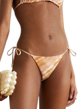 NWT Cult Gaia Revolve Estella High Cut Tie Dye Bikini Bottom Swimsuit Bottoms